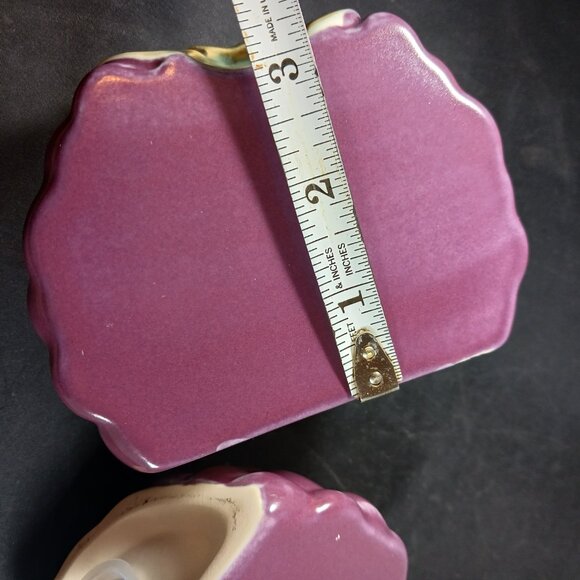 Large Ceramic Purple Grape Salt And Pepper Shakers - Picture 9 of 11